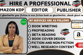 ghostwrite your fiction or non fiction book as ghostwriter ebook ghost writer