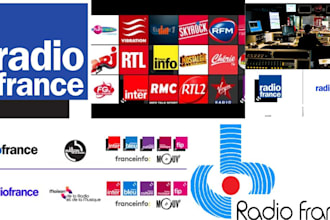 play and promote your song on france radio