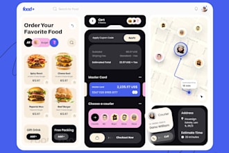 develop logistic app, food delivery app, gojek app, uber eat app, tracking app