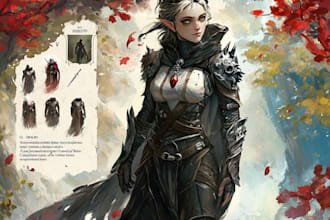 do a dnd, fantasy character, dnd party
