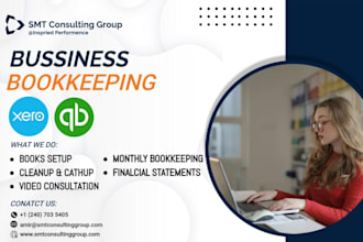 do full cycle bookkeeping in quickbooks, xero