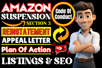 do amazon account section 3 suspension amazon reinstatement appeal letter