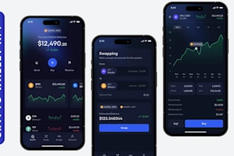 crypto exchange app, dex transaction app, crypto wallet app, crypto trading app
