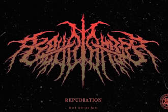 design a death metal, slam, and brutal logo for you