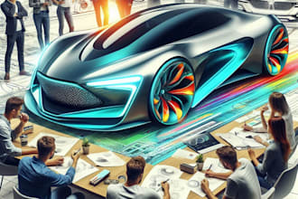 render 3d photorealistic freezer trailer, automotive car