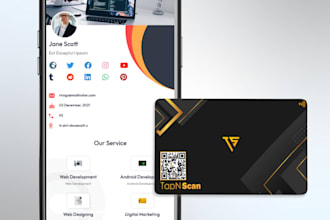 build you a digital business card like mini website in 24 hours