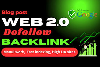 create web 2 0 dofollow manual backlinks