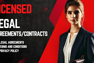 write legal contract, agreement, nda, terms and condition, privacy policy
