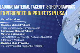 do material takeoff for commercial and residential projects