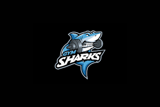 design a unique and captivating shark logo