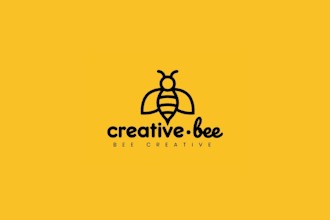 craft an exceptional honey bee logo just for you
