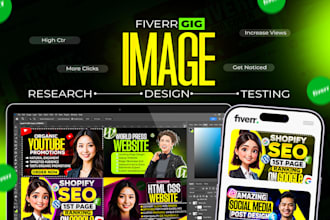 fiverr gig image design for higher CTR and more orders