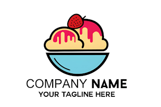 design unique shave ice store logo
