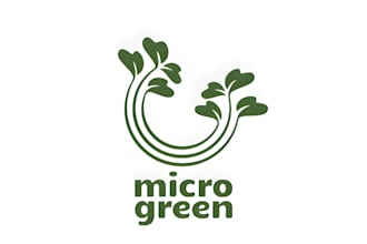 organic microgreen seedlings logo