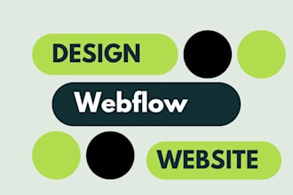design and redesign responsive webflow website with SEO
