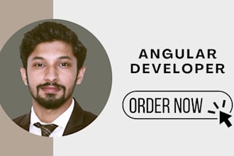develop your frontend website using angular