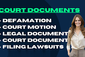 draft court motions, lawsuit, complaint, petitions, appeal, civil lawyer, lease