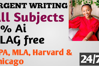 do urgent writing and research summaries