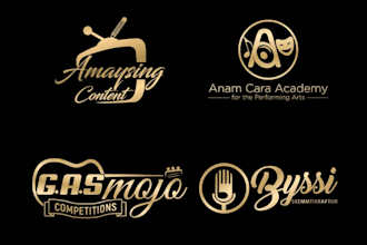 draw production, dj, music, film and studio logo