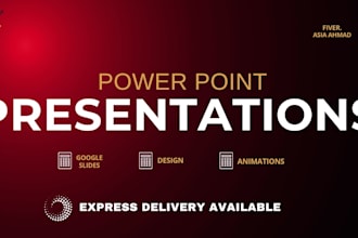 create professional powerpoint, pitch deck presentation design