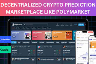 build decentralized crypto prediction marketplace like polymarket,kalshi