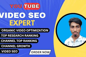 be your youtube channel manager and organic growth