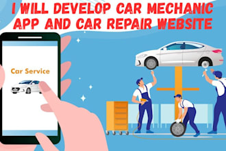 build car mechanic app roadside assistance app car repair car diagnostic website