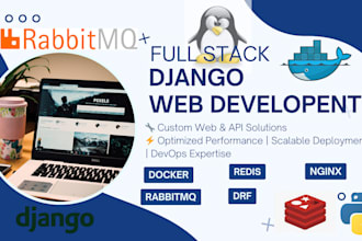 develop and deploy scalable django apps with redis, docker, azure and devops