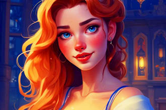make your portrait or your character in disney style