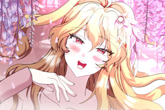 do draw webtoon, webcomics for you
