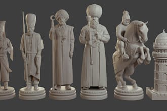 do 3d printing model 3d action figure articulated figure 3d sculpting 3d toy stl