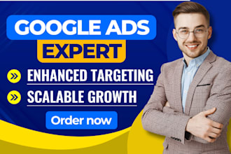 setup, manage and and optimize google ads adwords PPC campaigns