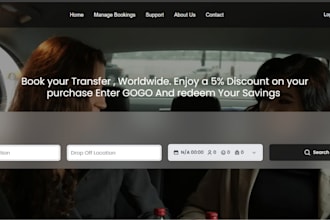 build a full stack VIP airport transfer and uber like platform