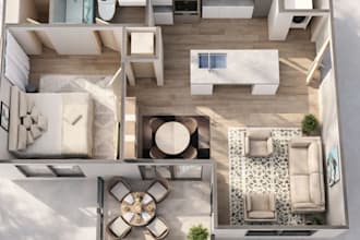 convert 2d to 3d floor plan