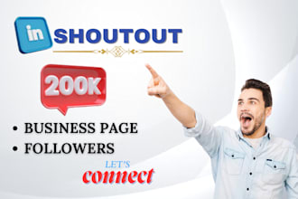 promote linkedin post to increase engagement with influencer marketing, shoutout