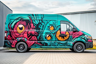 make a vehicle wrap and truck decals
