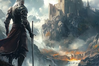 create a fantasy and fantasy character game art