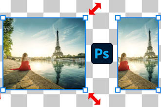 extend or expand, and resize your image