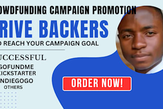 do organic backers to your gofundme, kickstarter, or indiegogo campaign