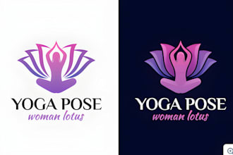 do fashion spa wellness beauty and health yoga logo