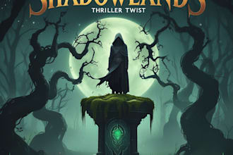 do fantasy book cover, thriller book cover design