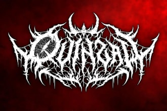 design black metal logo for your band