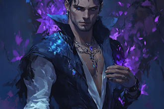 illustrate your oc or dnd character art