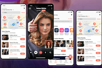 develop salon app, barber app, massage, spa app, beauty, pedicure, manicure app