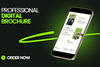 design a professional digital brochure