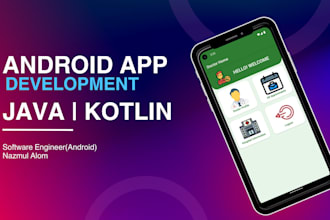 do professional android development, rest API, retrofit, java, kotlin