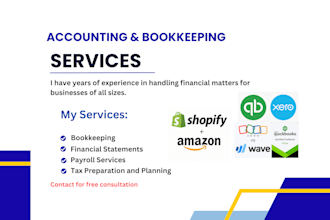 accounting, bookkeeping, reconciliation, account receivable, payable quickbooks