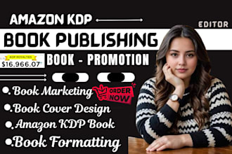 do amazon KDP book publishing ebook promotion children book kindle formatting