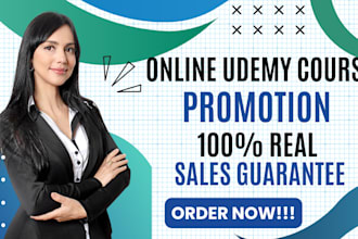 do udemy course promotion, online course promotion, udemy marketing