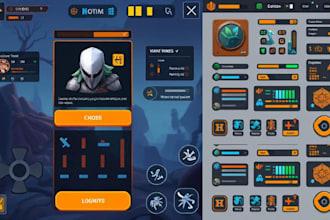 do game art UI design frame card 2d game roblox ugc model assets game